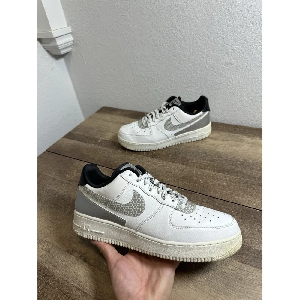 SAMPLE Nike Air Force 1 Low 3M Summit White CT2299 100‎ SIZE 9 Sneakers Shoes